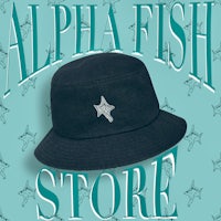 alpha fish store bucket hat